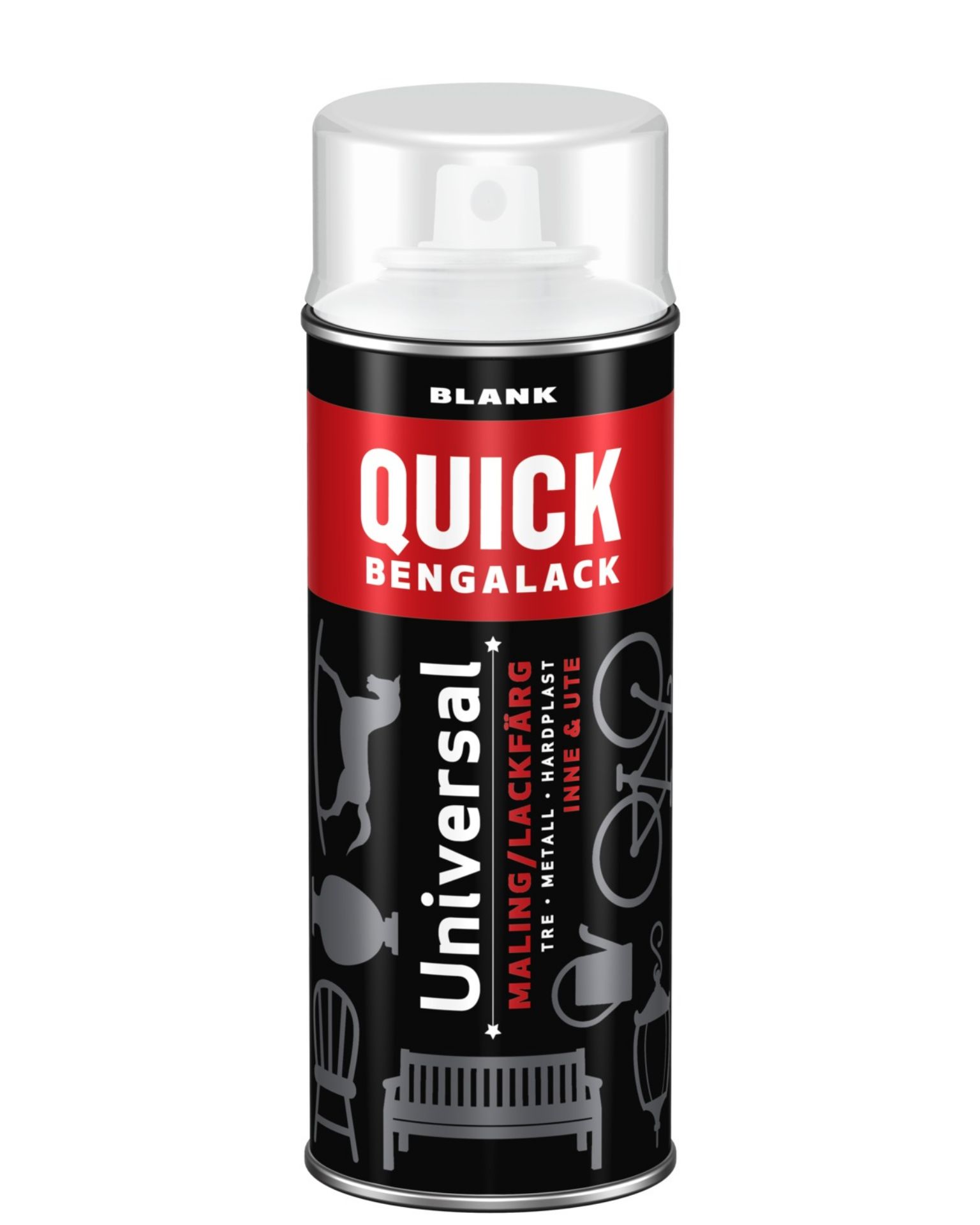 Bilde av Quick Spray Klar Blank 400ml