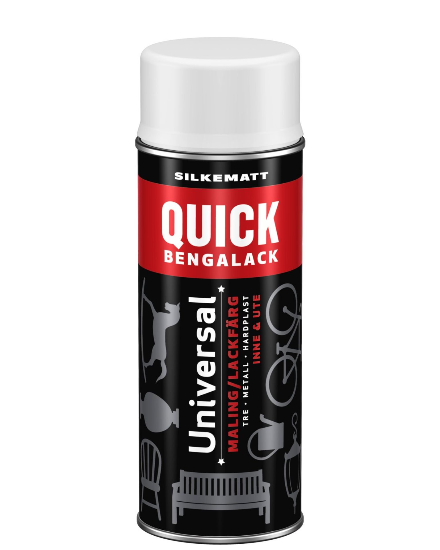 Bilde av Quick Spray Klassisk Hvit Silkematt 400ml