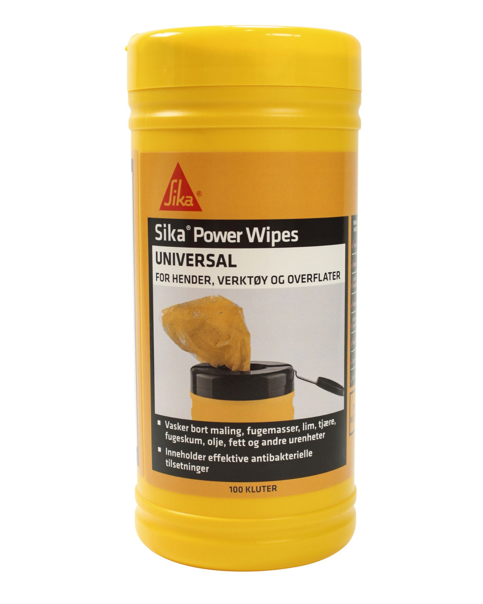 Bilde av Håndrens Sika Power Wipes 100Stk