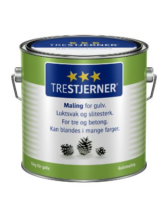 Bilde av Trestjerner Gulvmaling