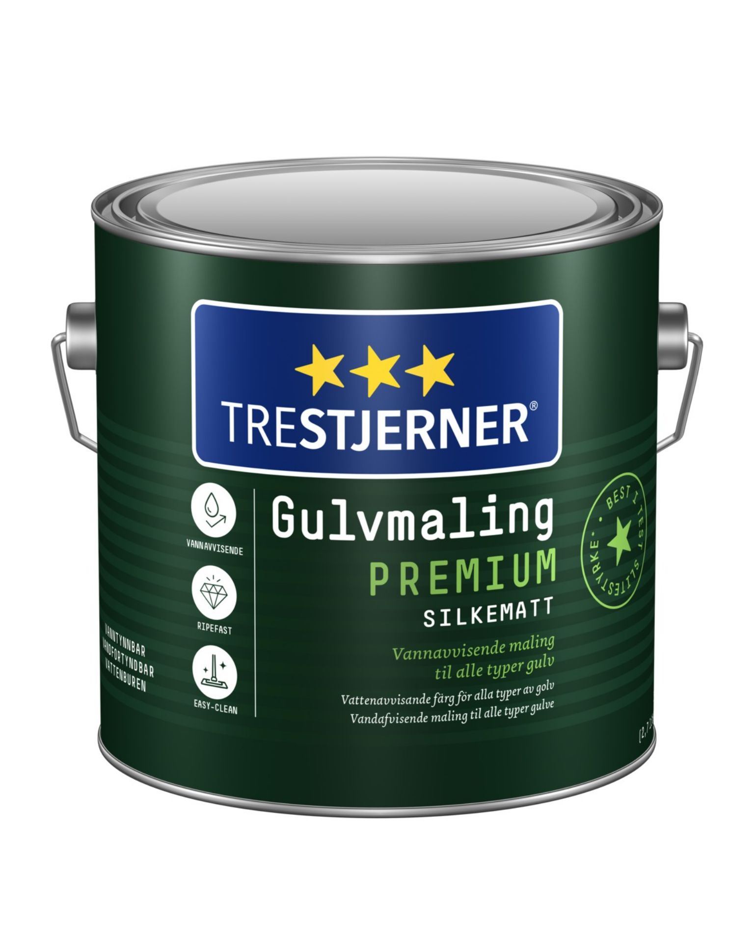 Bilde av Trestjerner Gulvmaling Premium