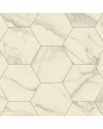 Bilde av Aquarelle Våtromsbelegg 3M Marble Bianco Hexagon White